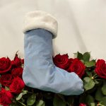 Calza della befana in velluto