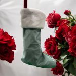 Calza della befana in velluto